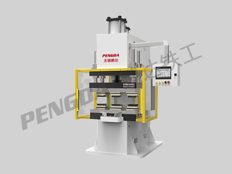 Multistage Vertical Air-Hydraulic Press-Fit Machine